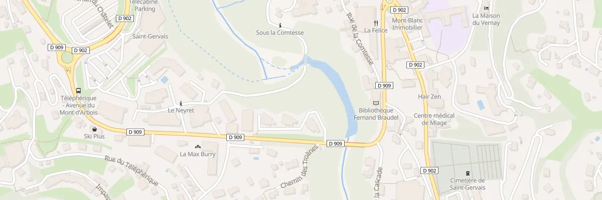 Plan du 610 Av du Mont d’Arbois à Saint-Gervais-les-Bains