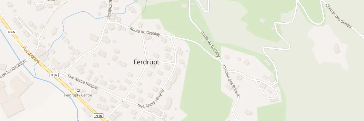 Plan du 26 Rue Andre Hingray à Ferdrupt