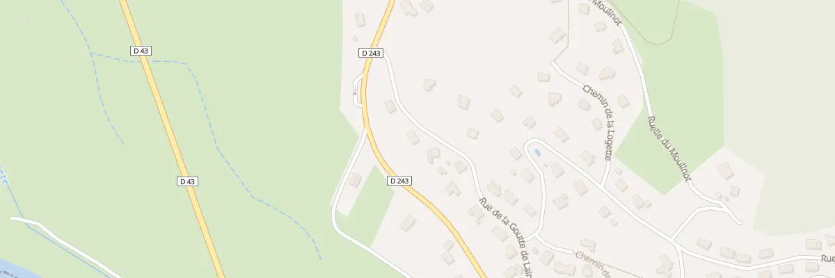 Plan du 11 Rue de la Goutte de Laine à Vagney