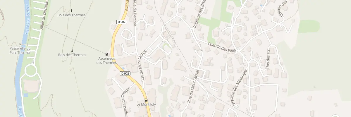 Plan du 599 Rue du Mont Lachat à Saint-Gervais-les-Bains