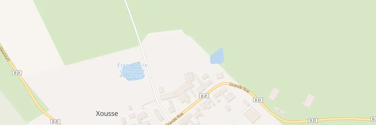 Plan du 37 Grande Rue à Xousse