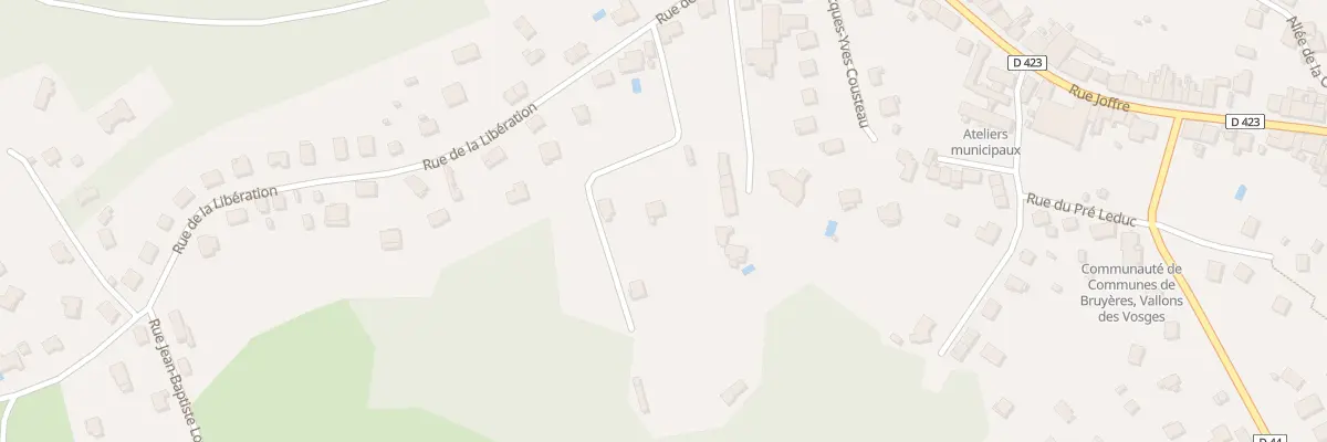 Plan du 7B Rue de la Libération à Bruyères