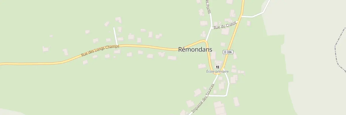 Plan du 3 Rue des Longs Champs à Rémondans-Vaivre