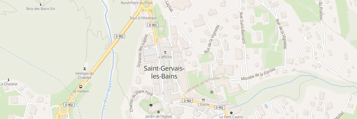 Plan du 108 Rue du Mont-Blanc à Saint-Gervais-les-Bains
