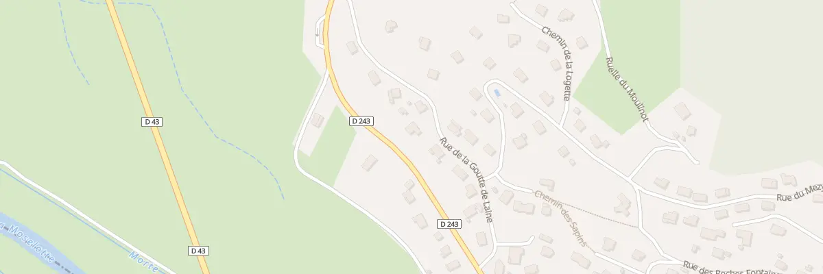 Plan du 32 Rue du Gen de Gaulle à Vagney