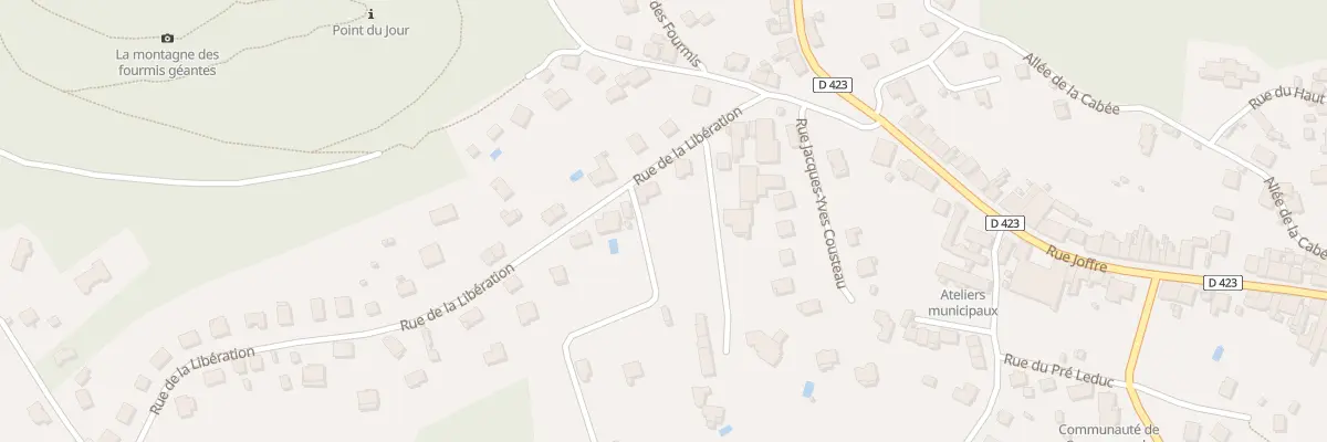 Plan du 7 Rue de la Libération à Bruyères