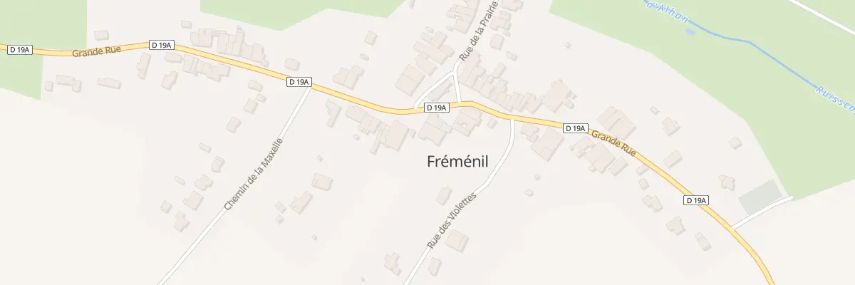 Plan du 23 Grande Rue à Fréménil