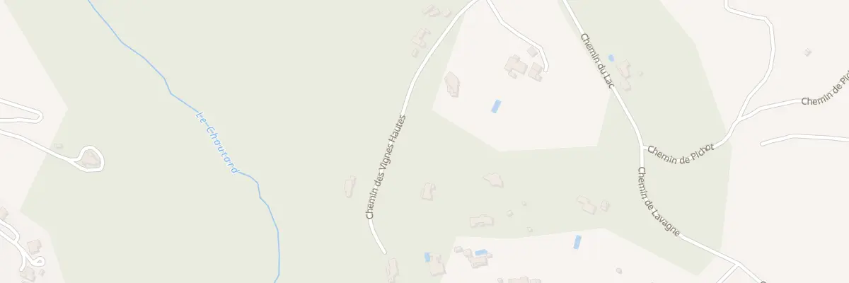 Plan du 289 Che des Vignes Hautes à Tourrettes