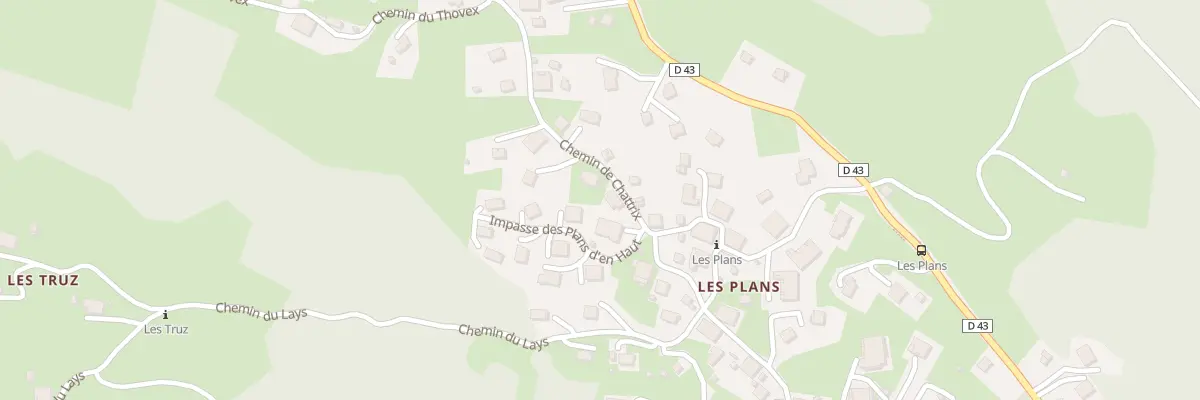 Plan du 756 Che des Chattrix à Saint-Gervais-les-Bains