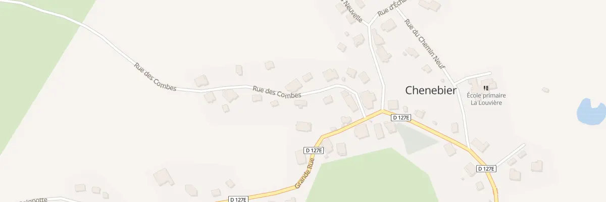 Plan du 1B Rue des Combes à Chenebier