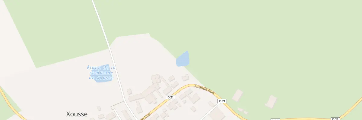 Plan du 43 Grande Rue à Xousse