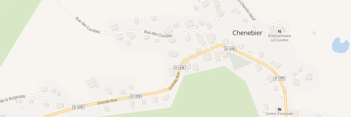 Plan du 5081 Le Village à Chenebier