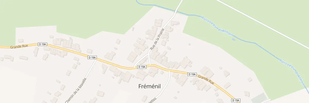 Plan du 28 Grande Rue à Fréménil