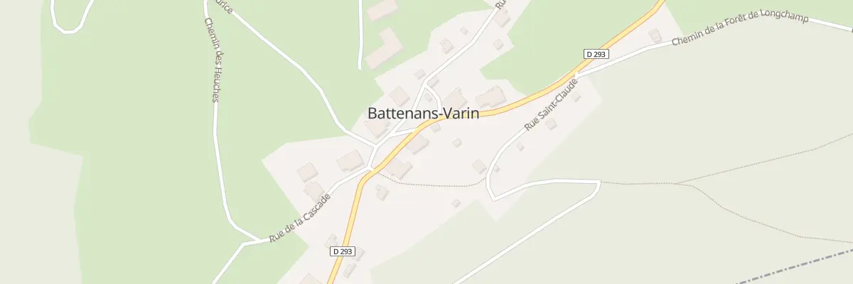 Plan du 3 Rue Principale à Battenans-Varin