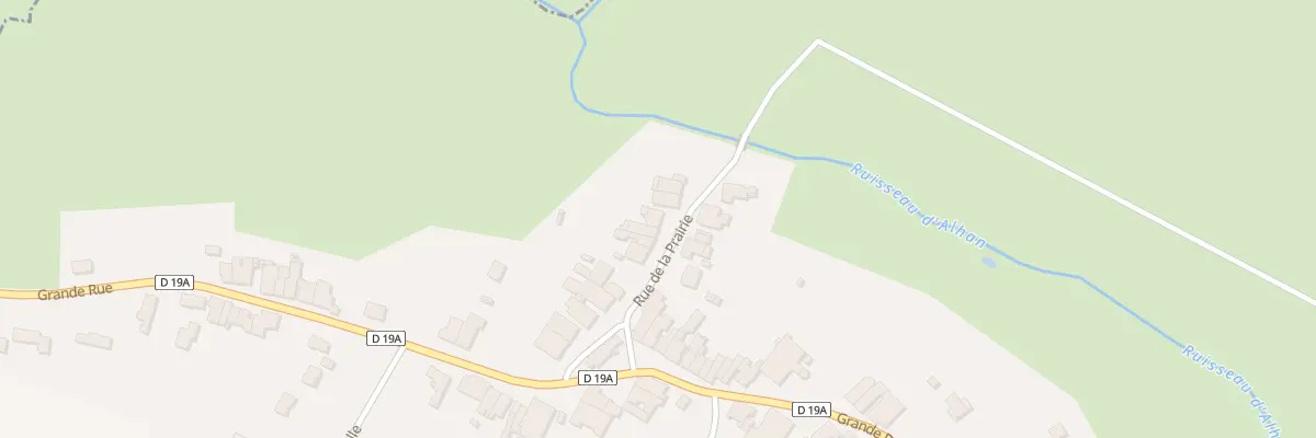 Plan du 9 Rue de la Prairie à Fréménil