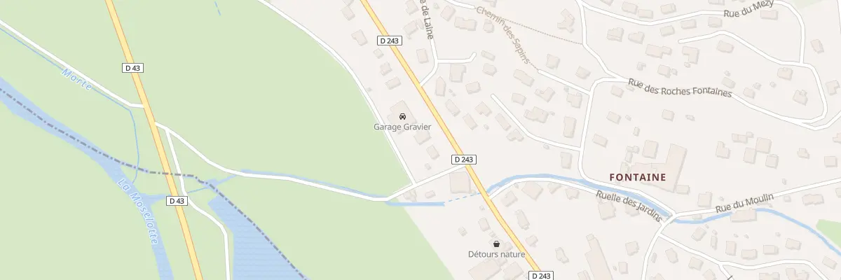 Plan du 27B Rue du Gen de Gaulle à Vagney