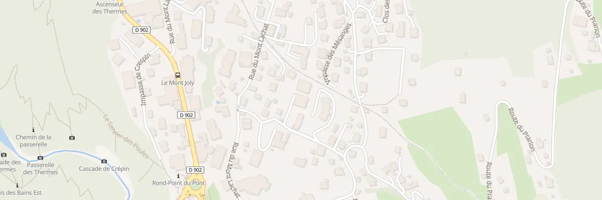 Plan du 116 Pas du Roc à Saint-Gervais-les-Bains