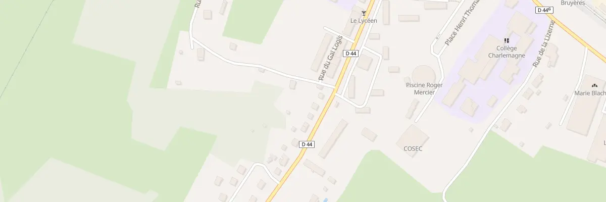 Plan du 30B Av de Lattre de Tassigny à Bruyères