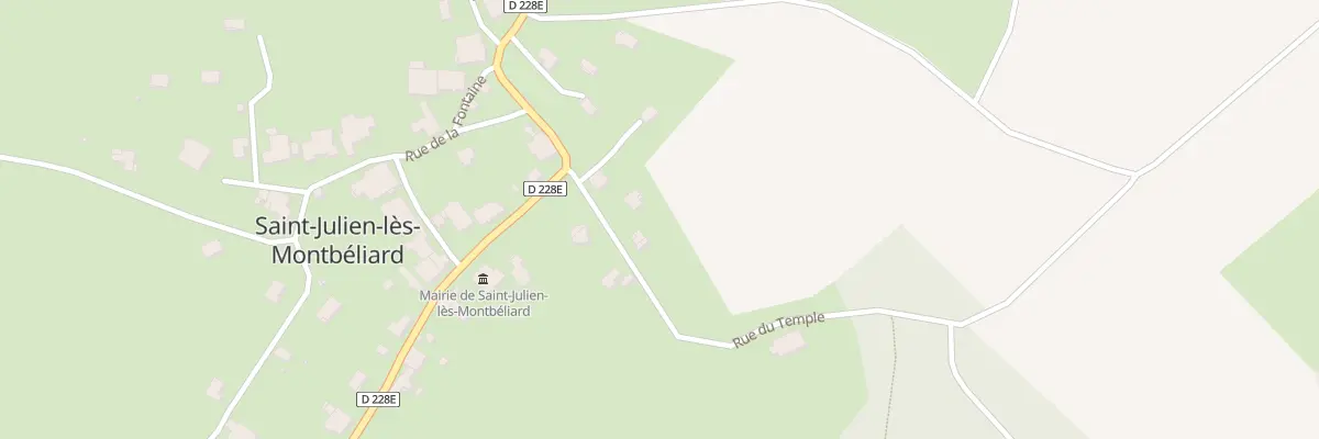 Plan du 9 Rue du Temple à Saint-Julien-lès-Montbéliard