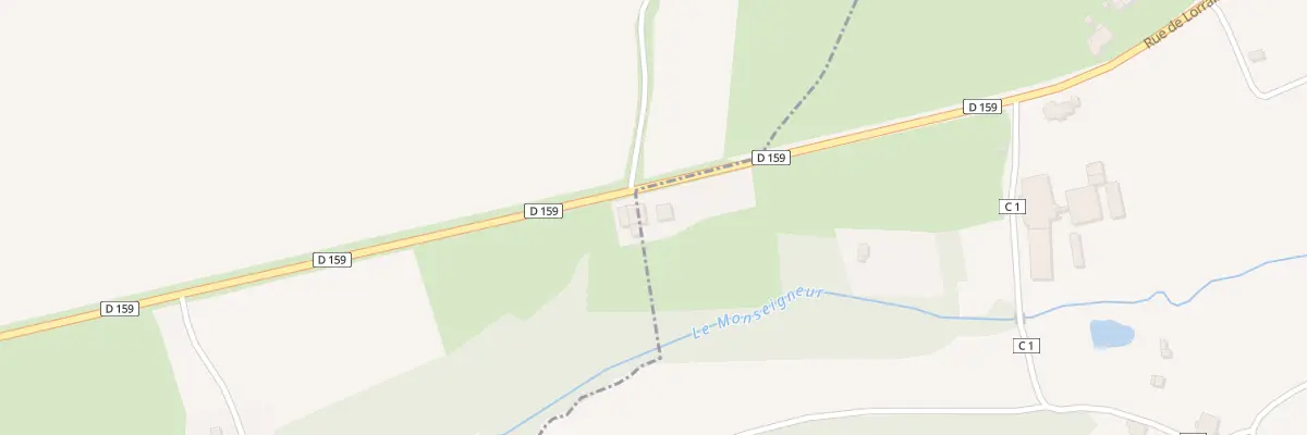 Plan du 25 Rue de Lorraine à Saint-Benoît-la-Chipotte