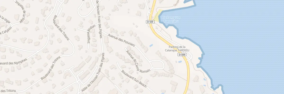 Plan du 58 Av des Poivriers à Roquebrune-sur-Argens