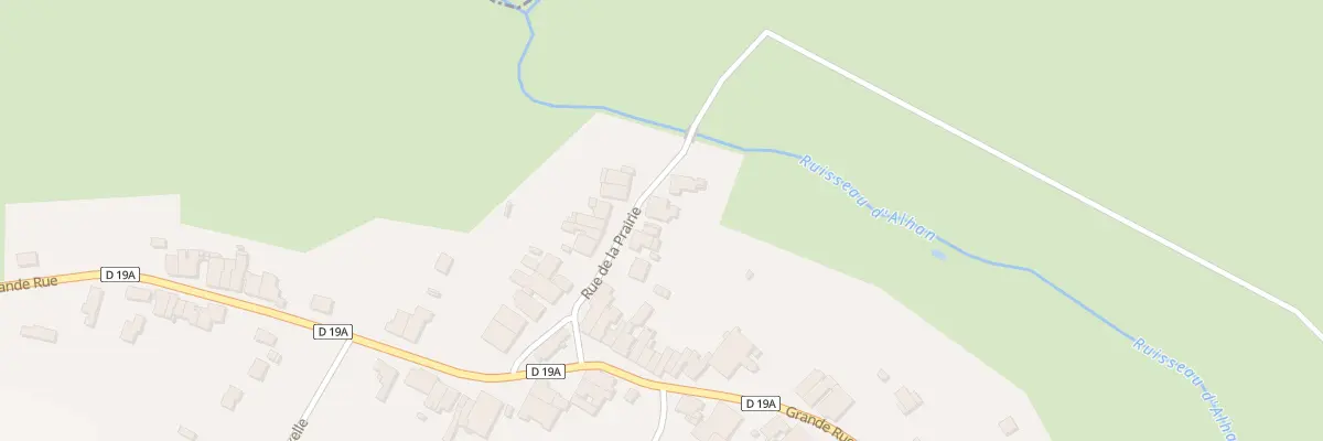 Plan du 13 Rue de la Prairie à Fréménil