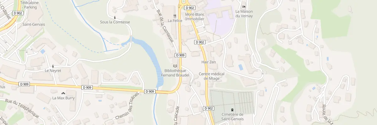 Plan du 130 Av de Miage à Saint-Gervais-les-Bains