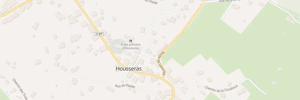 Plan du 41 Rue de l’Eglise à Housseras
