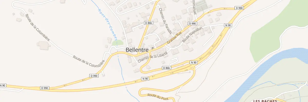 Plan du 23 Gr Grande Rue à La Plagne Tarentaise