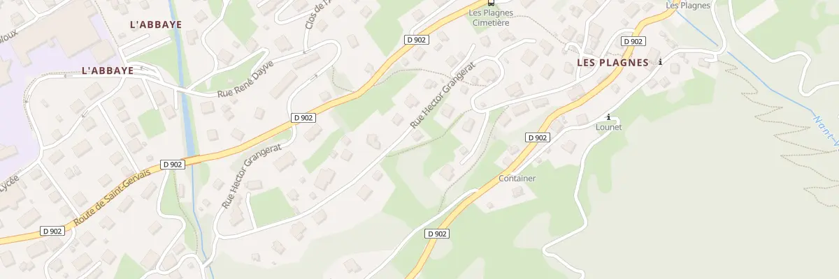 Plan du 434 Rue hector grangerat à Passy