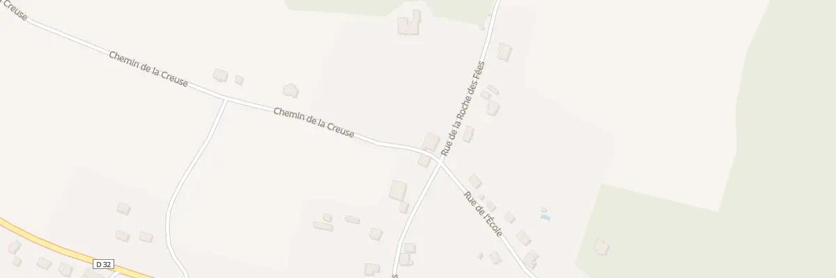 Plan du 15 Rue de la Roche des Fees à Jeanménil