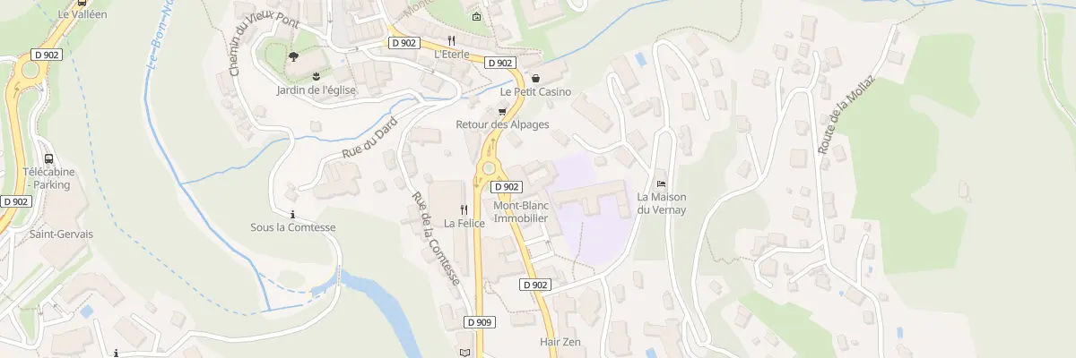 Plan du 27 Av de Miage à Saint-Gervais-les-Bains