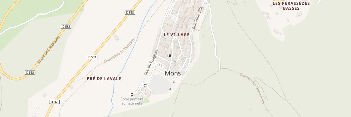 Plan du 2 Ptte du Cordier à Mons