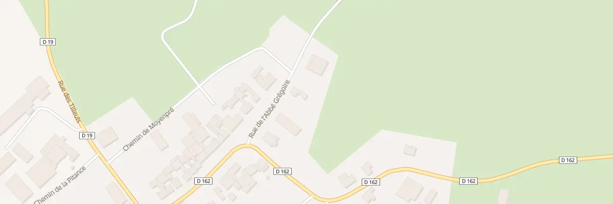 Plan du 20 Rue Abbé Grégoire à Vého