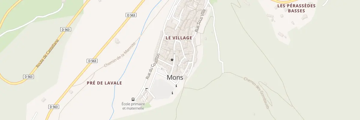 Plan du 6 Vc Calade du Rossignol à Mons