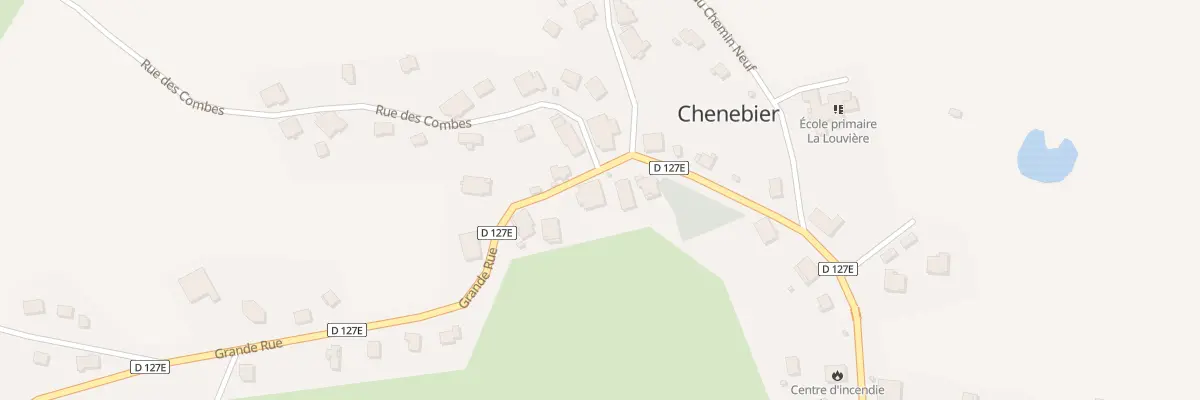 Plan du 31 Gr Grande Rue à Chenebier