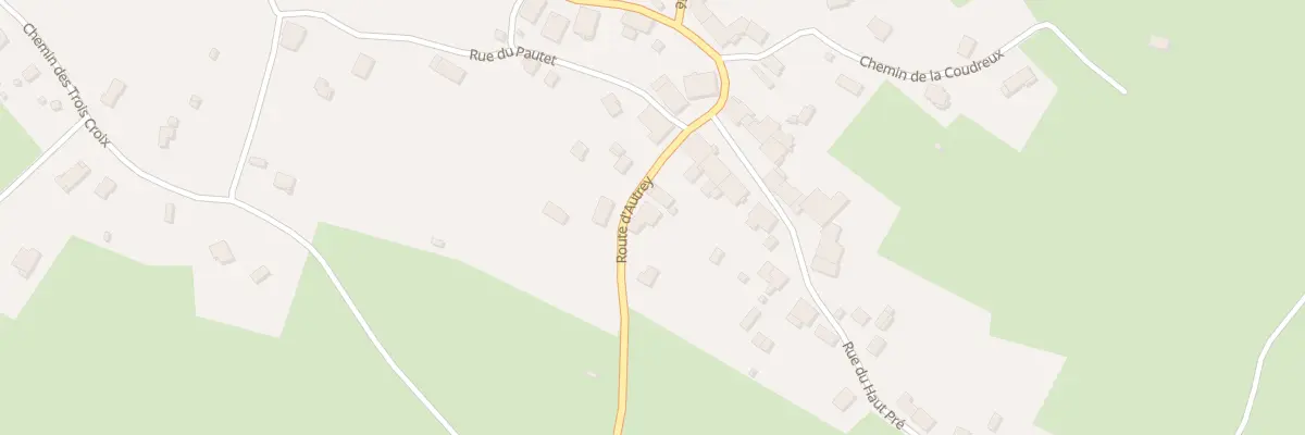 Plan du 71 Rte d’Autrey à Housseras