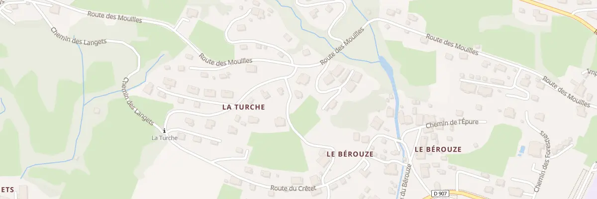 Plan du 702 Rte du Crêtet à Samoëns