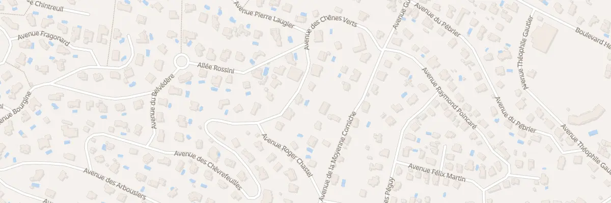 Plan du 285 Av des CHENES VERTS à Fréjus