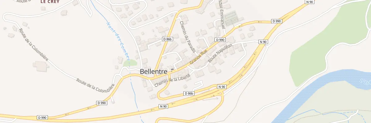 Plan du 20 Gr Grande Rue à La Plagne Tarentaise