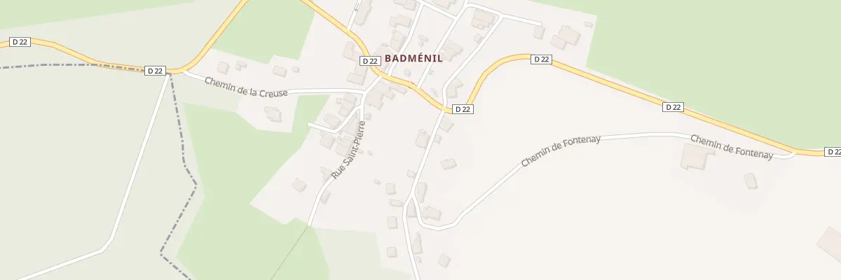 Plan du 4 Rue des Etangs à Baccarat