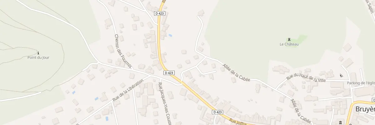 Plan du 3 Rue Le Houchot à Bruyères