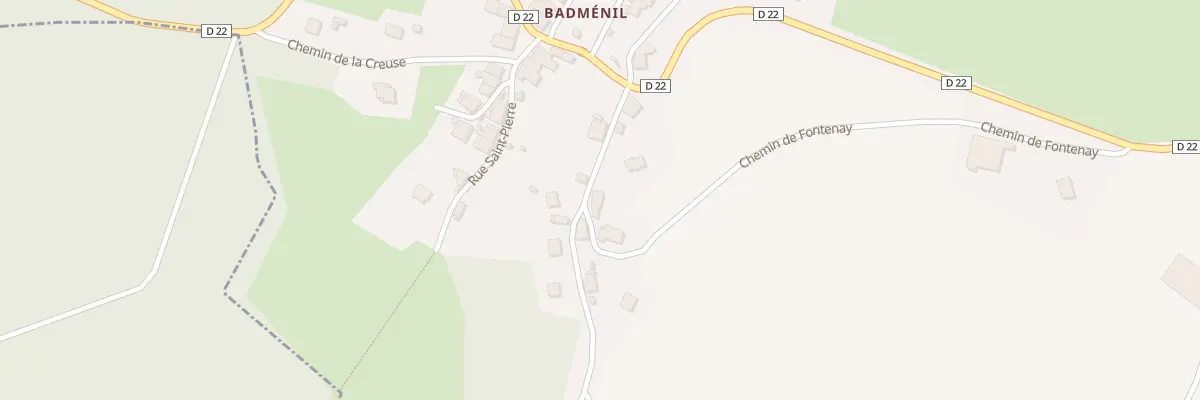 Plan du 7 Rue des Etangs à Baccarat