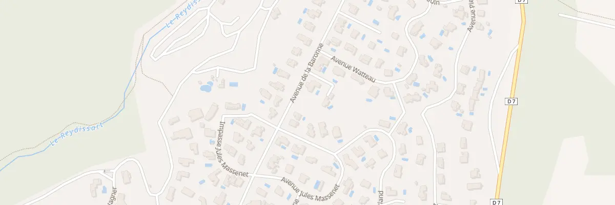 Plan du 225 Av de la BARONNE à Fréjus