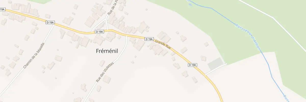 Plan du 5 Grande Rue à Fréménil