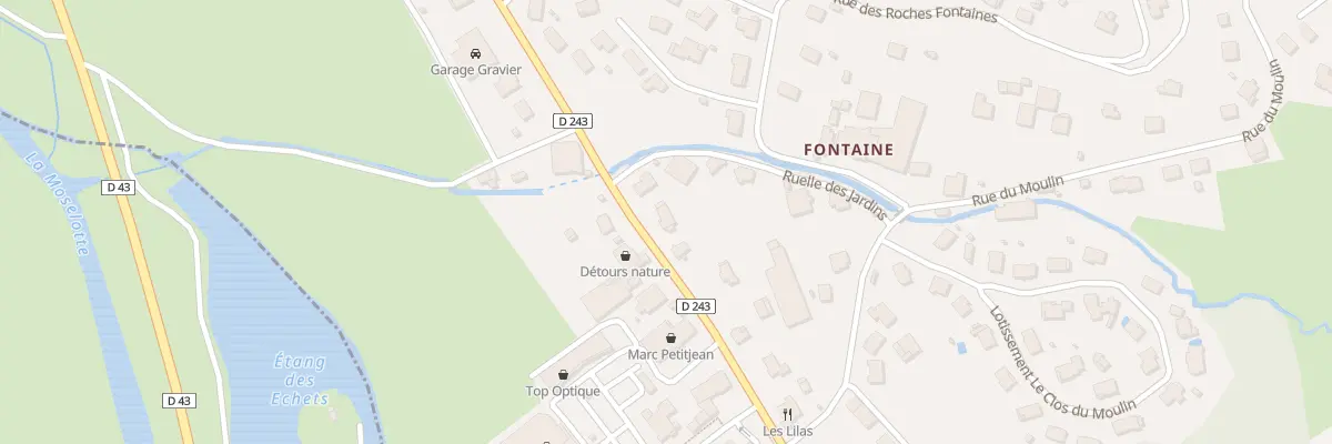 Plan du 20 Rue du Gen de Gaulle à Vagney