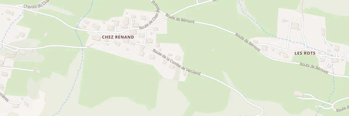 Plan du 153 Rte de la Combe de Vercland à Samoëns