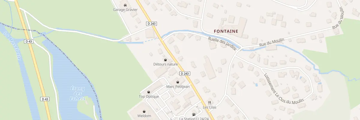 Plan du 18 Rue du Gen de Gaulle à Vagney