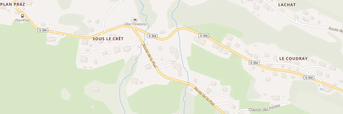 Plan du 781 Rte du Coudray à Samoëns