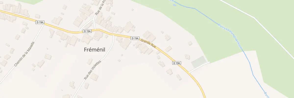 Plan du 3 Grande Rue à Fréménil